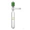 Schlenk tube, 250 ml, thick-walled, vacuum valve with fine thread 0 - 8 mm,