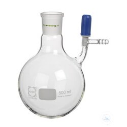 Schlenkkolben, 500 ml, Hülse NS 29/32, seitl....