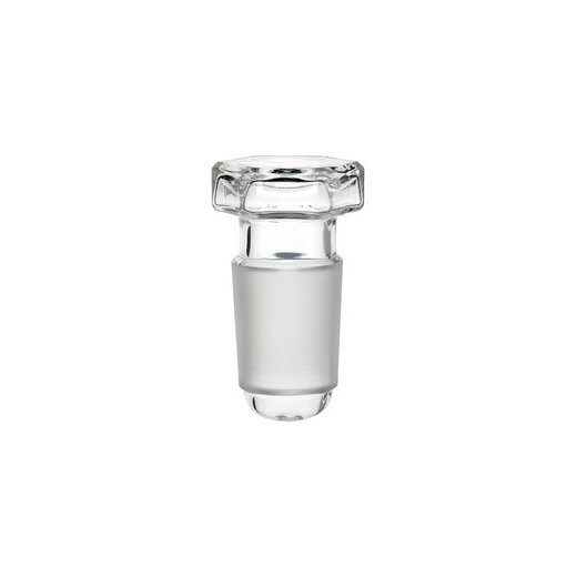 Hexagonal hollow plug, NS 10/19, pointed closed