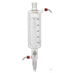 Tropftrichter, temperierbar, 250 ml, Hülse/Kern NS...