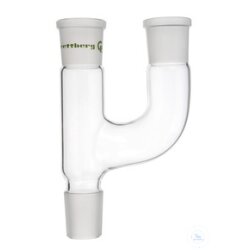 Zweihalsaufsatz, Kern NS 29/32, 2x Hülse NS 29/32,