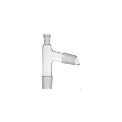 Destillier-Aufsatz, 2x Kern NS 14,5/23, 1x Hülse NS 14,5/23