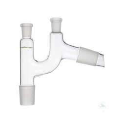 Claisen-Aufsatz, 2x Kern NS 29/32, 2x Hülse NS 14,5/23