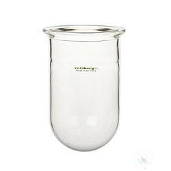 Reaction vessel, 100 ml, DN 60, with groove, cylindrical,...