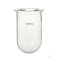 Reaction vessel, 250 ml, DN 60, with groove, cylindrical, round bottom