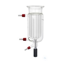 Reaction vessel, 100 ml, DN 60, with groove, round...