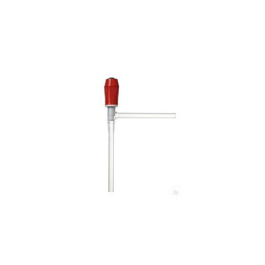 Corner high-vacuum valve, with PTFE spindle, passage 0 - 6 mm,