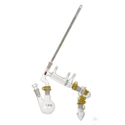 Kurzweg-Destillations-Apparatur für Mikromengen, mit...