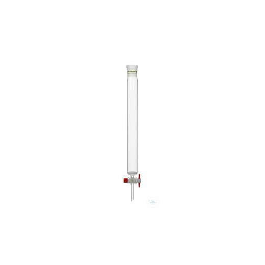 Chromatography column, FH 300 mm, inner Ø 15 mm, sleeve NS 14.5/23,