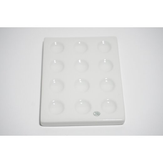 Tüpfelplatte spotplate Laborbedarf Labor Laborporzellan Täplälevykokeella