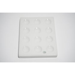 Tüpfelplatte spotplate Laborbedarf Labor Laborporzellan Täplälevykokeella