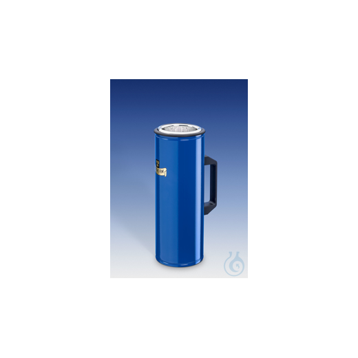 Cylindrical Dewar vessel with handle type G 7C