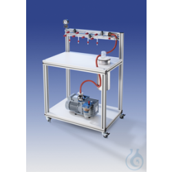 Chemistry pumping unit GP3 with manometer and pumping...