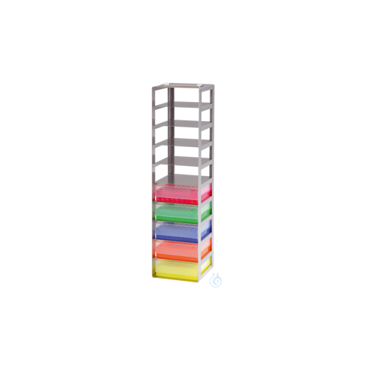 Cryomaster® chest rack for 11 cryoboxes 136x136x53 mm