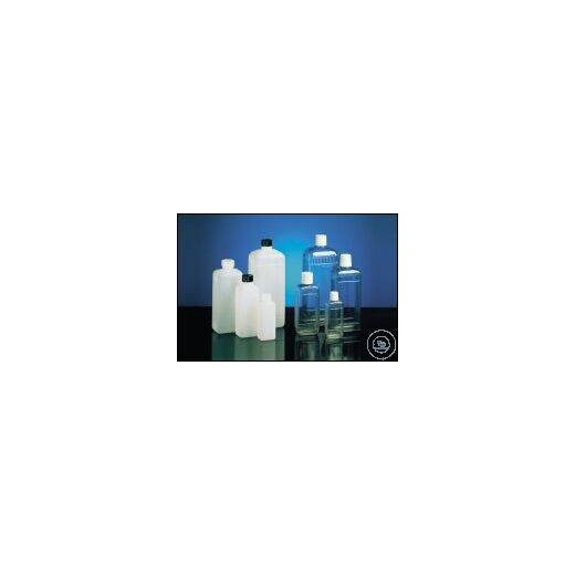 EH-Flasche, PVC klarsichtig, 500 ml, rechteckig, o.Verschl.