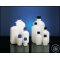 EH-Chemikalienfl. HDPE weiß 250 ml quadr. o.V. Gew. Ø 32