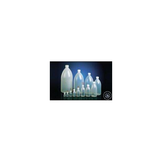 Enghalsflasche, LDPE natur, 250 ml, rund, m.Verschluss