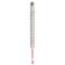 Stick thermometer 0+200°C in 2°C, red, UT=105mm, calibratable