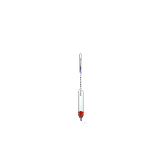 Spezialaräometer, Milch mit Th. 1,015-1,040 g/cm³ in 0,0005, L=260 mm, k
