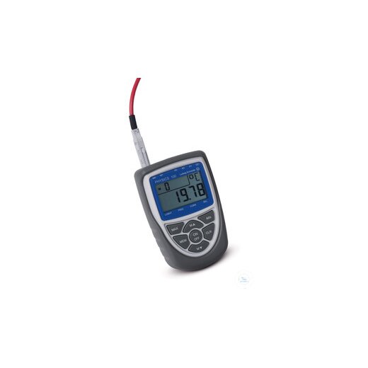 Measuring instrument PHYSICS 100-1, 1 input for Pt100 cable probe, resolution 0.01 °C