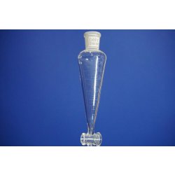 Scheidetrichter, 50 mL, Wei&szlig;glas, NS19, separatory funnel, Laborglas, Behr