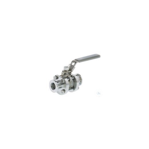 Ball valve VKE 25, stainless steel, KF DN 25