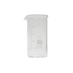 250 ml Tall Form Beaker, Borosilicate Glass 3.3, with...