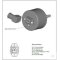 Pressure transducer VSP 3000 Pirani with signal output 0-10V, with plug on housing