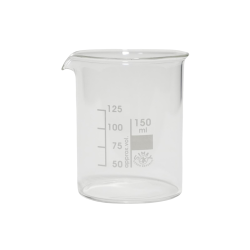 150 ml Low Form Beaker, Borosilicate Glass 3.3, with...
