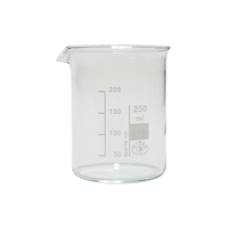 Becherglas 250 ml, niedrige Form, Borosilikatglas 3.3,...