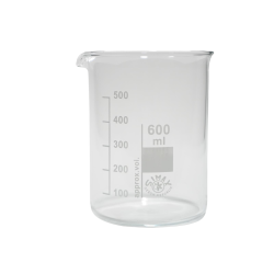 Becherglas 600 ml, niedrige Form, Borosilikatglas 3.3,...