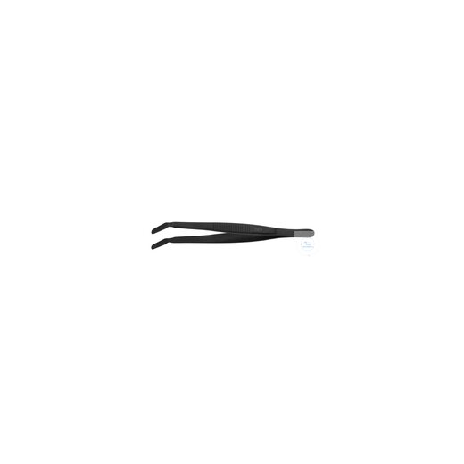 Tweezers PTFE-coated, curved 115mm