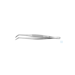 Tweezers 115 mm, curved pointed