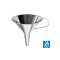 Funnel with handle + air groove Ø100mm