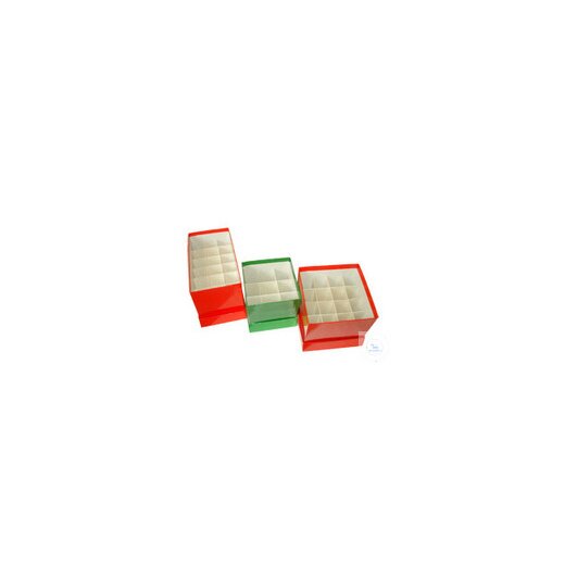 Storage cassette type C 148x291x128 mm, coated, red - 4x8