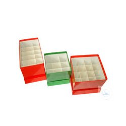 Storage cassette type C 148x148x128 mm, coated, green - 6x6