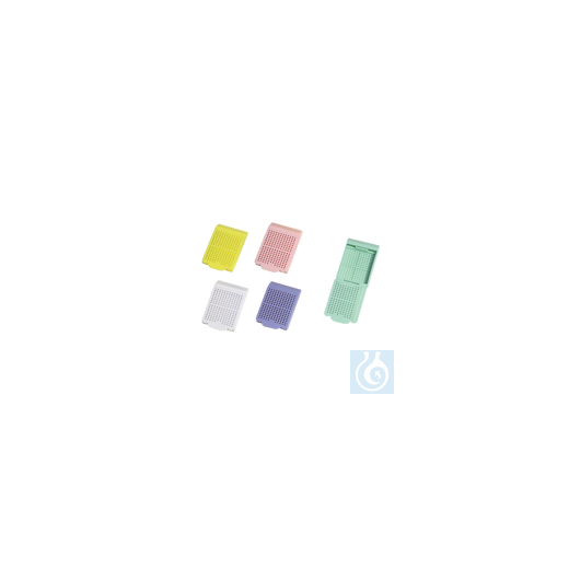 neoLab® embedding cassettes for biopsies, green, 500 pcs/pack