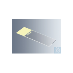 Microscope slides UniMark&reg; yellow, cut edges