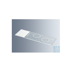 Objektträger UniMark&reg; mit 2 Ringen,