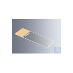 Microscope slides UniMark&reg; orange, ground edges