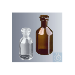 1,000 ml bottles, narrow neck, clear glass