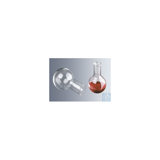 Round-bottomed flask 50 ml, narrow neck,