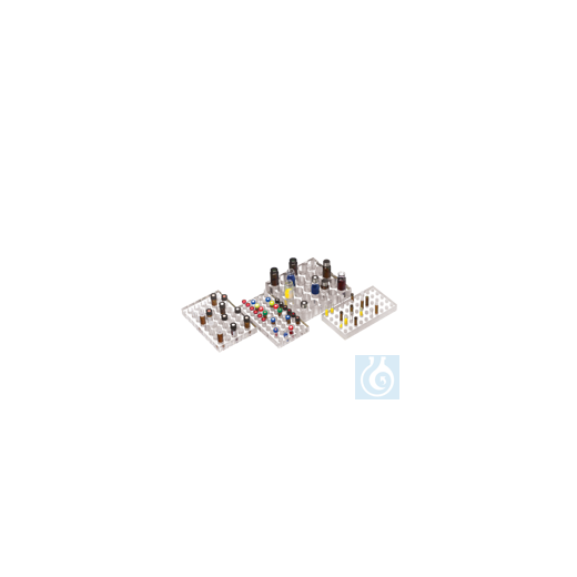 neoLab® vial rack for 50 vials 8 mm Ø