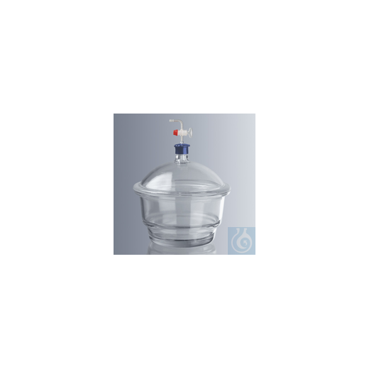 Desiccators with tap, 250 mm diameter