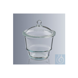 Desiccators to DIN with glass knob in lid, 100 mm diameter
