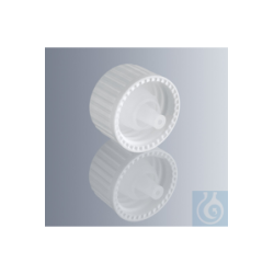 Drip insert sets in white HDPE,