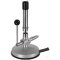 Bunsen burner propane, lever tap, pilot flame, air regulation