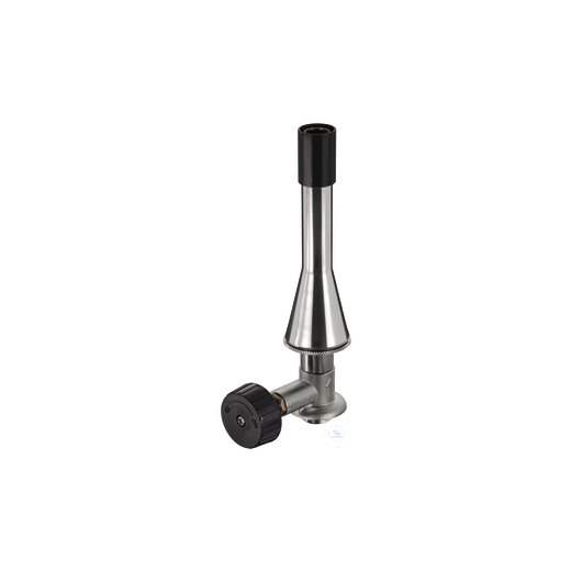 Tecluburner for Usbeck-cartridge, needle valve, air regulation