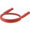 Gas safety hose DIN, 1000 mm, with lugged ends