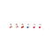 neochrom® snap ring caps ND11 PE white with hole natural rubber red-orange/TEF,